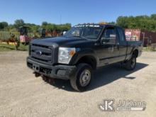 2012 Ford F350 4x4 Extended-Cab Pickup Truck Not Running, Condition Unknown, Has Power - No Crank, S