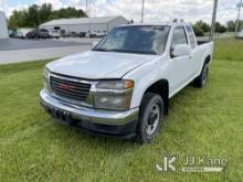 (North Vernon, IN) 2009 GMC Canyon 4x4 Extended-Cab Pickup Truck Jump To Start, Runs, Moves) (Check