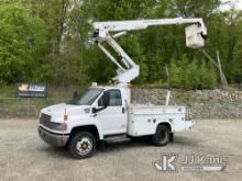 HiRanger TL36-P, Articulating & Telescopic Bucket Truck mounted behind cab on 2003 GMC C4500 Service