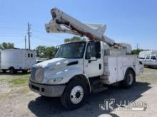 Altec TA45-MH, Articulating & Telescopic Material Handling Bucket Truck mounted behind cab on 2006 I