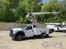 Altec AT235-P, Telescopic Cable Placing Bucket Truck mounted behind cab on 2012 Ford F550 Service Tr