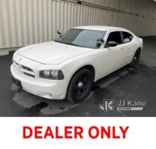 2007 Dodge Charger Police Package 4-Door Sedan Runs & Moves, Bad Tires