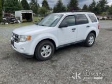(Tacoma, WA) 2011 Ford Escape XLT AWD Sport Utility Vehicle Runs & Moves) (Leaking Roof & Mold, Tire