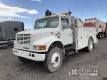 (Salt Lake City, UT) 2002 International 4700 Service Truck Bad Motor, Condition Unknown