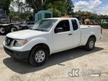 2017 Nissan Frontier Extended-Cab Pickup Truck Not Running, Major Oil Leak, Operating Condition Unkn