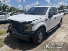 (Tampa, FL) 2015 Ford F150 Extended-Cab Pickup Truck Does Not Run)( Body Damage, Key Broke Of In Ign