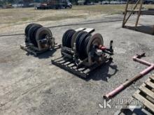 (4) Hannay Aluminum 12-volt Hose Reels Per seller: Everything Work Before Removal From Truck