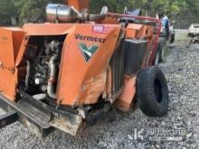 (Hanover, WV) 2014 Vermeer BC1200XL Chipper (12in Drum), trailer mtd No Title) (Not Running, Wrecked