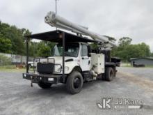(Shelby, NC) Altec LR760-E70, Over-Center Elevator Bucket Truck mounted behind cab on 2015 Freightli