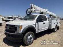 (Dixon, CA) Altec AT40G, Articulating & Telescopic Bucket Truck mounted behind cab on 2017 Ford F550