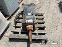 (Jurupa Valley, CA) 1 Husky Hydraulic Hammer/Breaker (Used) NOTE: This unit is being sold AS IS/WHER