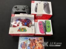 (Jurupa Valley, CA) Nintendo Switch Accessories And Game (New/Used) NOTE: This unit is being sold AS