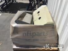 (Jurupa Valley, CA) 1 Pallet Of Misc Metal Bus Parts (Used) NOTE: This unit is being sold AS IS/WHER