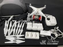(Jurupa Valley, CA) DJI Phantom Drone With Backpack And Accessories (Used) NOTE: This unit is being