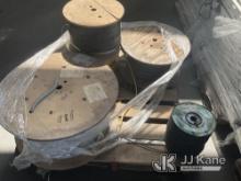 (Jurupa Valley, CA) Pallet Of Wire Spools (Used) NOTE: This unit is being sold AS IS/WHERE IS via Ti