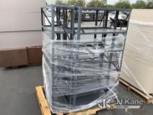 1 Pallet Of Metal Racks (Used) NOTE: This unit is being sold AS IS/WHERE IS via Timed Auction and is