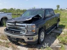 2014 Chevrolet Silverado 1500 4x4 Crew-Cab Pickup Truck Not Running & Condition Unknown) (Wrecked, F