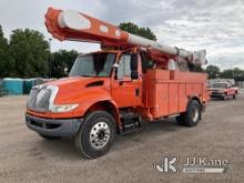 (Wichita, KS) Altec AM50, Over-Center Material Handling Bucket Truck rear mounted on 2008 Internatio