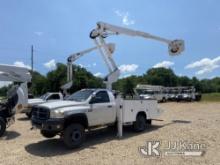 Altec AT37G, Articulating & Telescopic Bucket Truck mounted behind cab on 2008 Dodge Ram 5500 4x4 Se