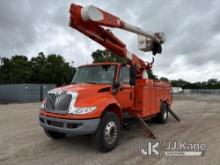 (Wichita, KS) Altec AM50, Over-Center Material Handling Bucket Truck rear mounted on 2013 Internatio