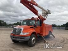 (Wichita, KS) Altec AM50, Over-Center Material Handling Bucket Truck rear mounted on 2012 Internatio