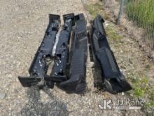 (4) Ford Superduty Takeoff Rear Bumpers (Scratched & Scuffed From Transport) NOTE: This unit is bein