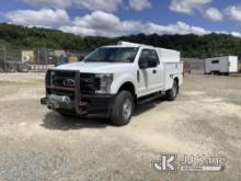 2019 Ford F350 4x4 Extended-Cab Service Truck Runs & Moves, Jump To Start, Rust Damage