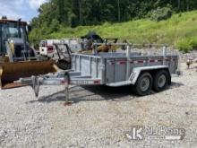 2014 Sauber 1521-OC, 2-Position T/A Galvanized Material/Reel Trailer