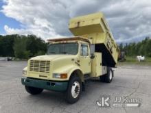 1999 International 4700 Chipper Dump Truck Runs, Moves & Dump Operates) (Bad Exhaust/Exhaust Leak, C
