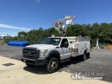 Altec AT200A, Telescopic Non-Insulated Bucket Truck mounted behind cab on 2012 Ford F450 Service Tru