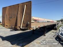 2014 Utility FS2CHA 42 ft T/A High Flatbed Trailer Rust Damage