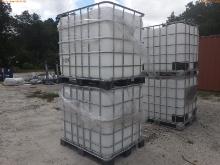 7-04220 (Equip.-Storage tank)  Seller:Private/Dealer (4) 275 GALLON FOOD GRADE P