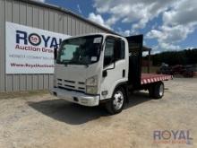 2015 Isuzu NPR Flatbed Truck