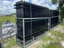 Galvanized steel fence 10ft x 7ft