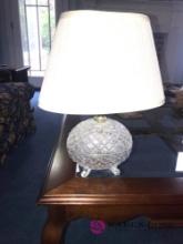 crystal glass lamp-living room