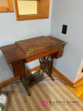vintage sewing table