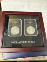 first and last year issue Morgan Silver dollar