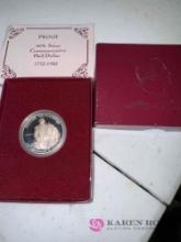 1982 proof commemorative half dollar