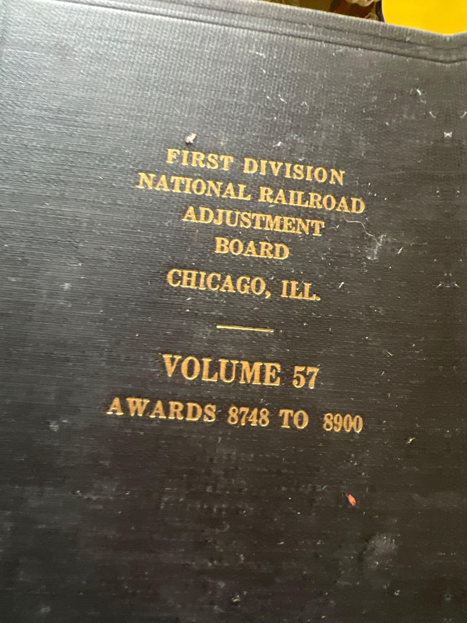five vintage railroad books