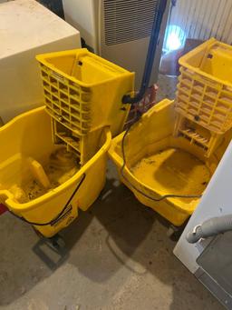 2- mop buckets