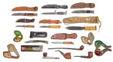 Knife and Smoking Pipe Assortment