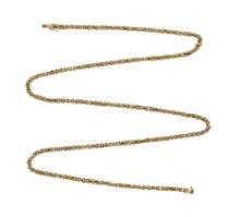 14k Yellow Gold Byzantine Necklace