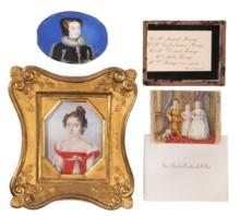 British Royal Family Portrait Miniature Assortment