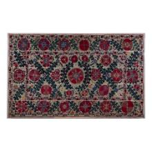 Central Asian Suzani Silk Embroidery
