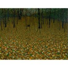 Mark Berens (American, 20th Century) 'Forest Floor' Oil on Board
