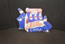 Pepsi-Cola Cardboard String Mount No. 40-20 Advertising Sign; 1930s Era