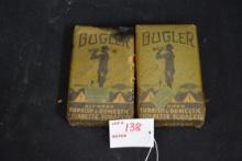 Pair of Unopened Bags of Bugler Turkish Domestic Cigarette Tobacco
