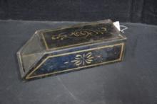 Tin Countertop Candy Display Container; 6"x16"x5"