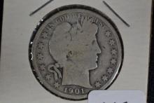 1901 Barber Half Dollar; G