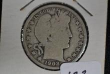 1902 Barber Half Dollar; G